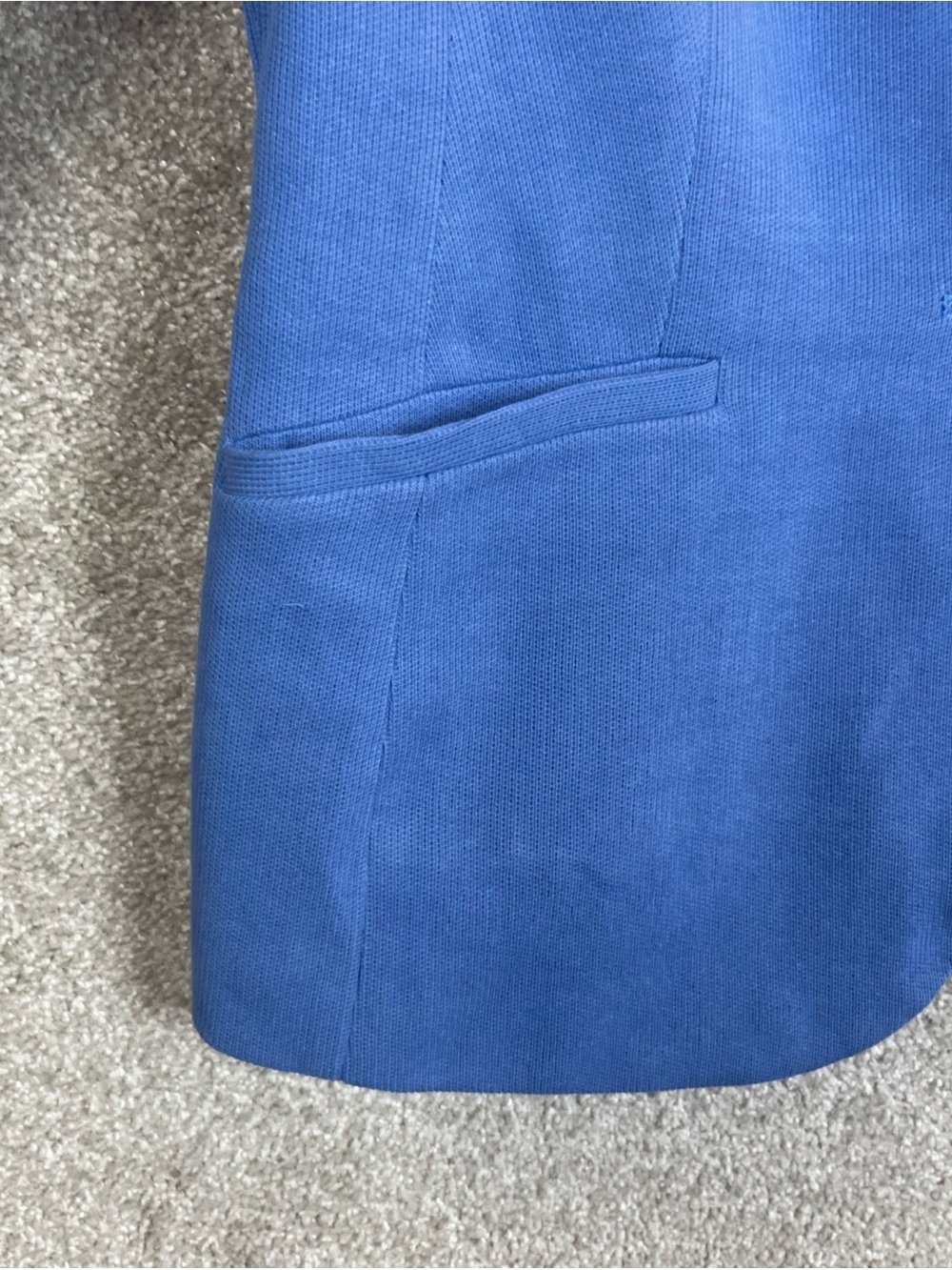 Talbots Jacket Womens 2 Blue Aberdeen Button Front Lined Blazer Pockets- 5232 - Picture 4 of 14